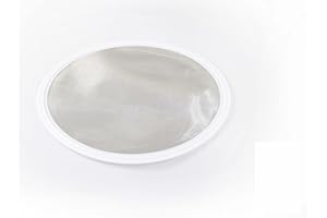 ARTESIAN SYSTEMS 6" Tri Clamp (Teflon) PTFE Screen Gasket 316L (20Uf Micron) Screen Stainless Steel Pharmaceutical Grade Filter Mesh. PTFE Inverted Envelope with Floating Stainless Mesh! with FDA Certification (6")