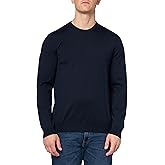 BOSS Mens Small Logo Wool Pullover Sweater