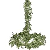 DearHouse 9Ft Pine Christmas Garland, Artificial Greenery Garland Pine Leaves for Holiday Winter Mantel Fireplace Table Runner Centerpiece Christmas Decoration