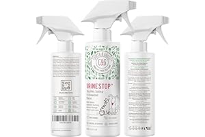 C&G Pets Urine Stop Spray for Dogs Only 400ml – Natural Indoor Dogs Urine Deterrent – Odour Neutraliser and Enzymatic Cleaner for Carpet and Floors – Safe Non-Toxic Formula – Long Lasting Protection