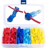 Wirefy 120 PCS T Tap Wire Connectors Kit 22-10 AWG Quick Splice Disconnect view 1