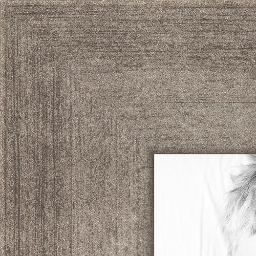 ArtToFrames 4x6 inch Muted Warm Silver Picture Frame, WOMBW26-1620-4x6