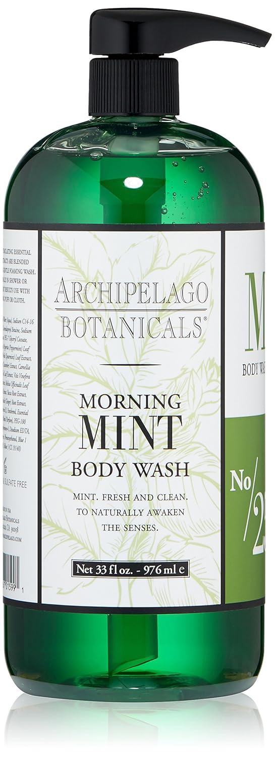 archipelago lotions home page on Amazon Com Archipelago Botanicals Morning Mint Body Wash 33 Oz Premium Beauty