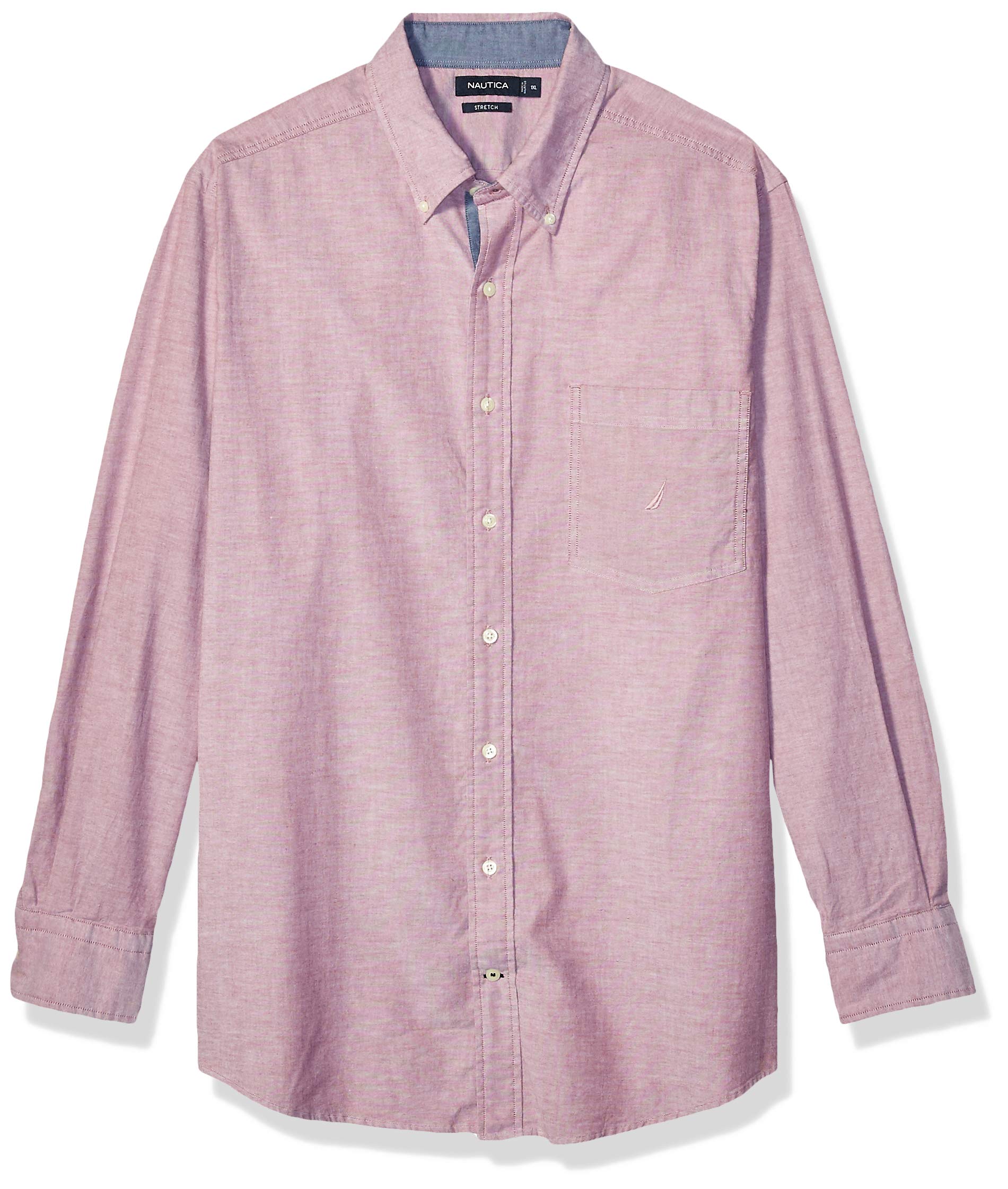 Nautica Men's Big and Tall Long Sleeve Button Down Oxford Shirt