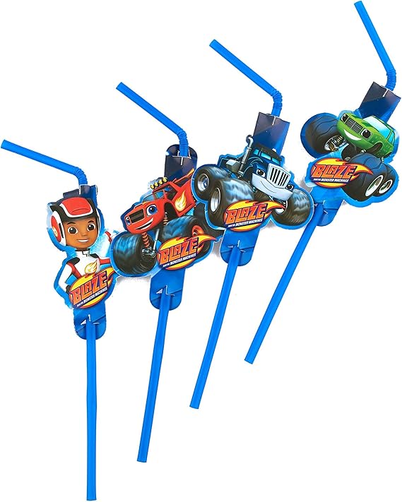 Blaze Et Les Monster Machines Generique Generique - 8 Pailles Blaze et Les Monster Machines: Amazon.fr: Jeux et
