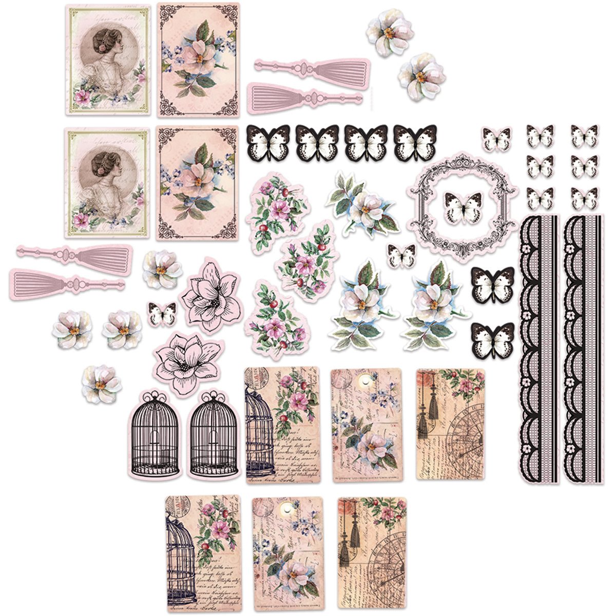 Ultimate Crafts Ephemera Diecut Set