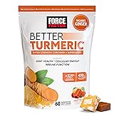 FORCE FACTOR Better Turmeric Supplement 400mg with