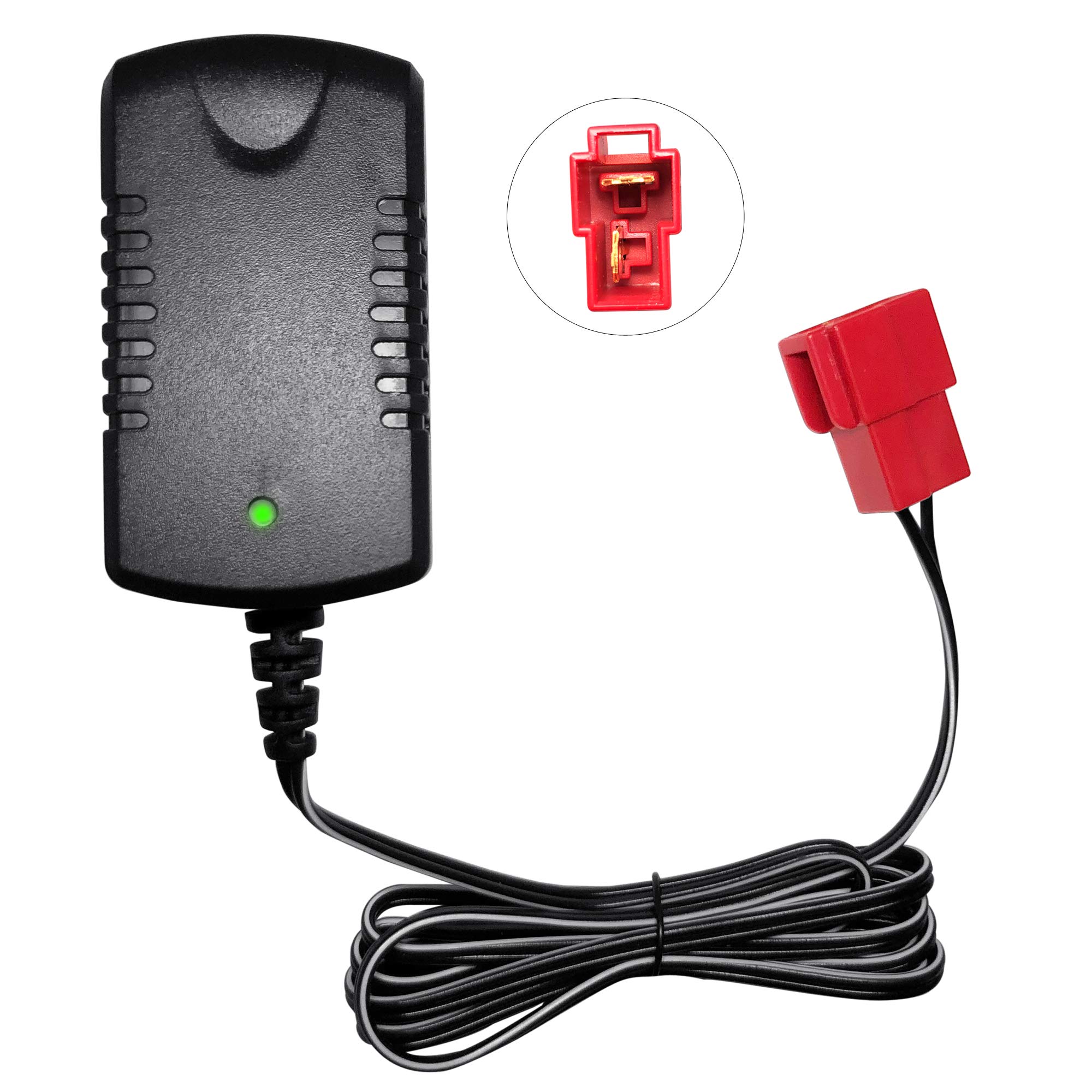 Caricabatterie 6V 1A Per Quad Bambini Trax, Avigo, Wildfire, Batteria 6 Volt, ABLEGRID, Nuovo
