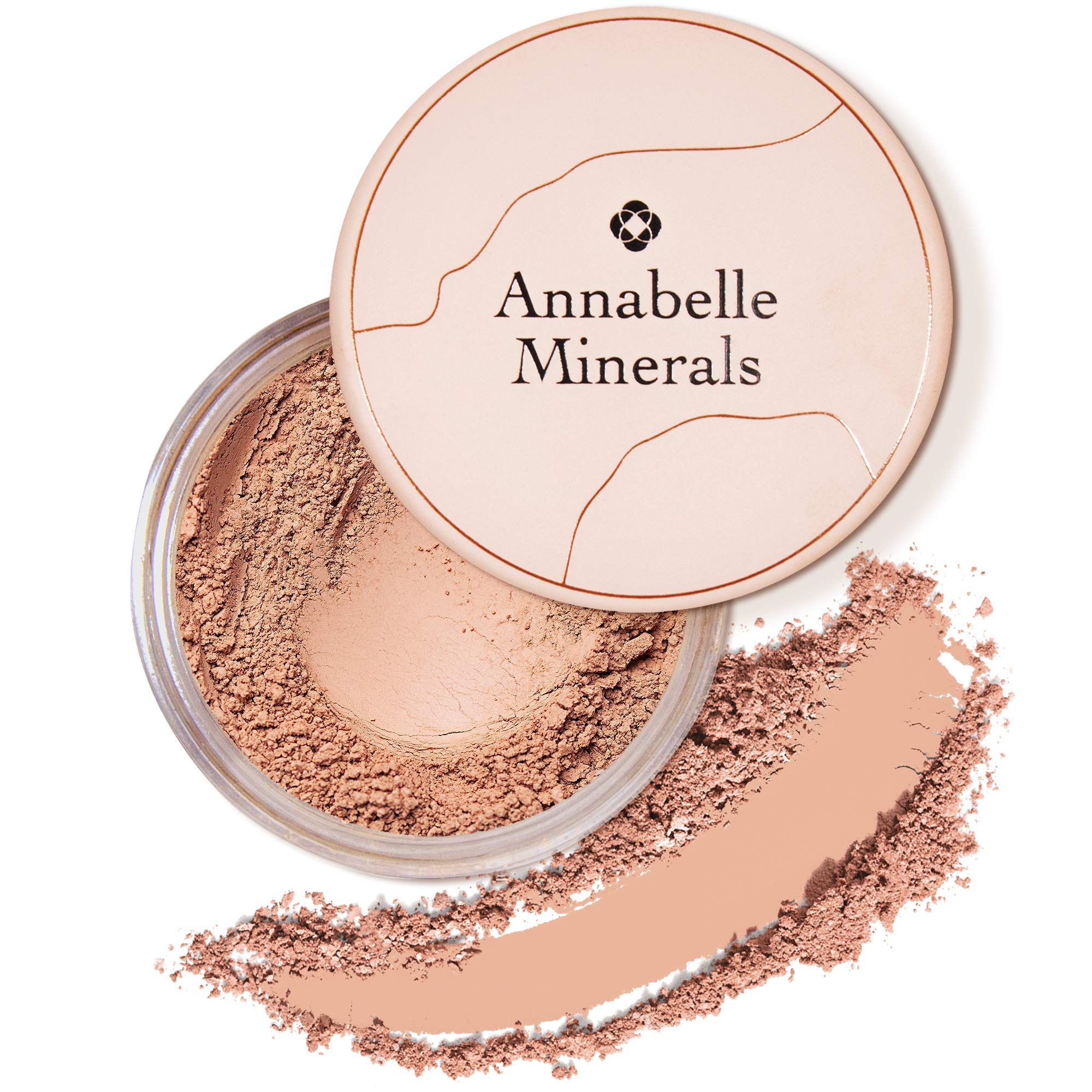 Annabelle Minerals - All-Natural Mineral Blush Powder - Matte Makeup Finish - Highly Pigmented - Save & Long Lasting Make-up - Natural Fresh Look - For All Skin Types - Vegan - Satin Honey 4g