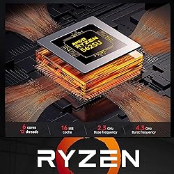 HP 15.6" G8 Business Laptop, Ryzen 5 5500 6-core