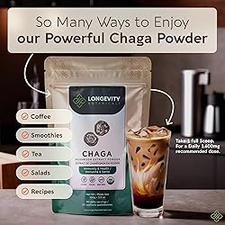 Longevity Botanicals Organic Chaga Mushroom Extract