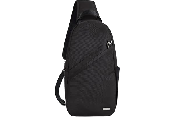 Travelon Anti-Theft Classic Sling Bag, Black, One Size