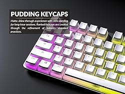Ranked Pudding PBT Keycaps | 112 Double Shot