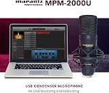 Marantz Professional MPM-2000U USB Condenser Microphone Cardioid Streaming view 6