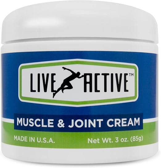 Pain Relief Cream for Muscle & Joint by Live Active relieves Arthritis
