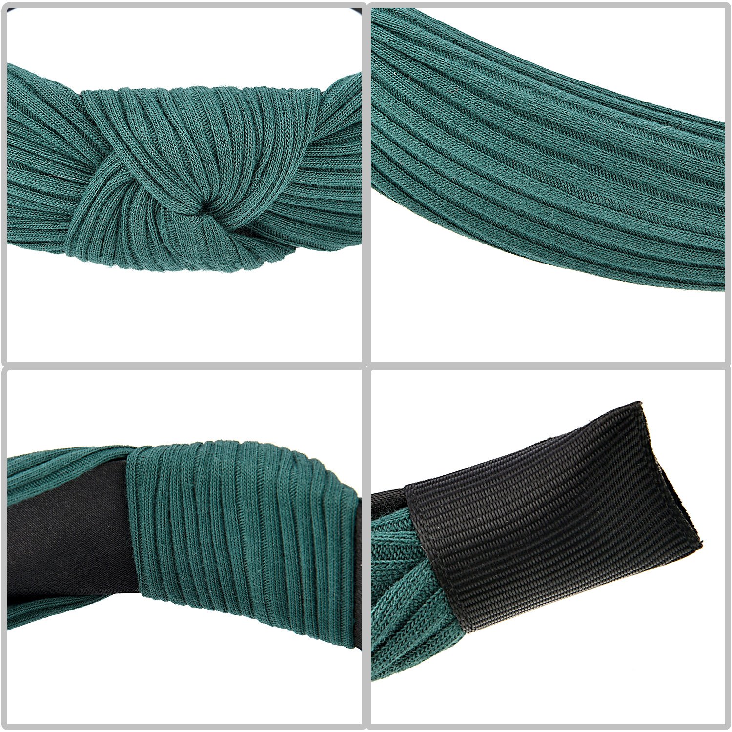 8 Pieces Wide Headbands Knot Turban Headband Hair Band Elastic Hair Accessories for Women and Girls, 8 Colors (Color 1) : Beauty