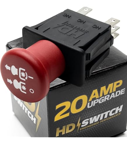 Amazon.com: 20 AMP Upgrade Blade Clutch PTO Switch Replaces Toro