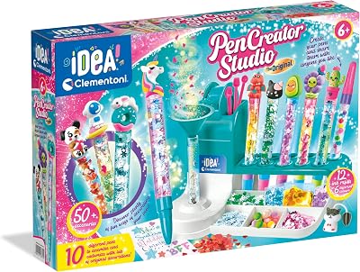 Clementoni Pen Creator Studio Arts Crafts Kids Personalised Pen Making Kit 6+