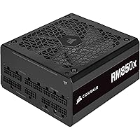 Corsair RM850x (2021) Fully Modular ATX Power Supply - 80 PLUS Gold - Low-Noise Fan - Zero RPM - Black