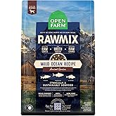 Open Farm, RawMix Dry Dog Food with Ancient Grains, Protein-Packed Kibble Coated in Bone Broth with Freeze Dried Raw Chunks, Salmon Whitefish & Rockfish,Wild Ocean Recipe, 3.5lb Bag