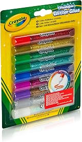 Crayola Glitter Glue Assorted Colours Pack of 9 3+ Kids Crafts view 2
