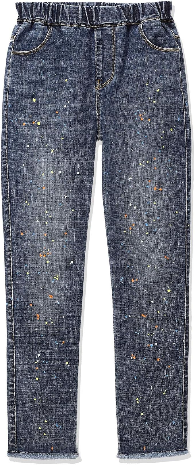 girls grey skinny trousers