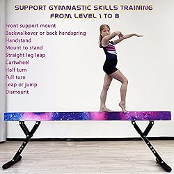 FC FUNCHEER Adjustable balane Beam for Kids - 8FT