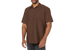 Red Kap Men's Industrial Work Shirt, Regular Fit, Short Sleeve