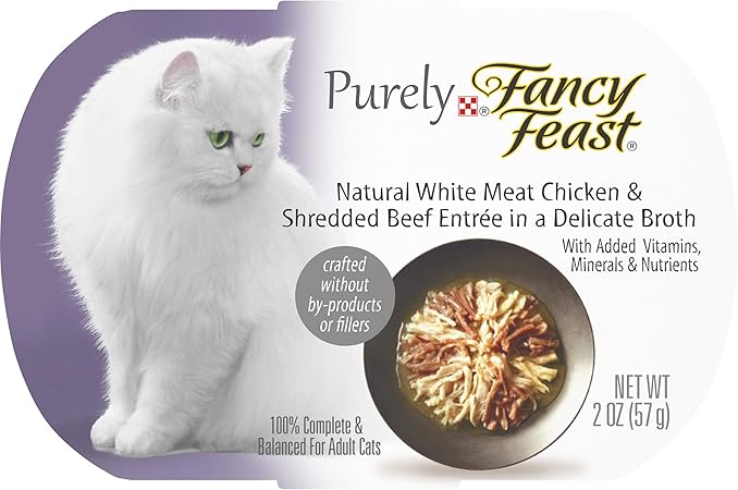 fancy feast white cat
