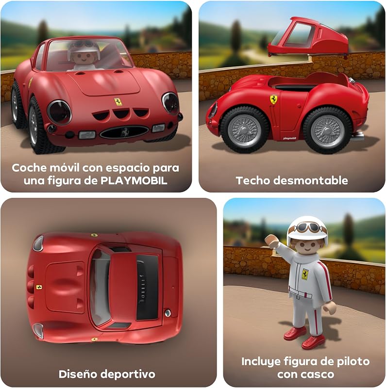 | Carros de Colecionador | Ferrari 250 GTO | Carro de Colecionador para Adultos e Crianças | Presente para Fãs e Colecionadores de Automóveis | 71856