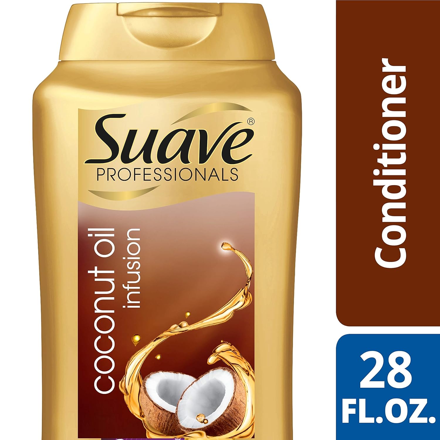 Suave Professionals Coconut Oil Infusion Damage Repair Conditioner, 28