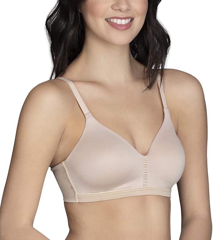 Vanity Fair Women S Beyond Comfort Seamless Back Wireless Bra At Amazon Women S Clothing Store