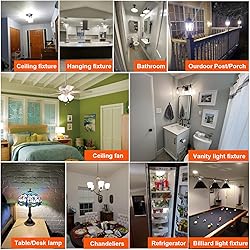 LiteHistory A15 LED Bulb 6W Equal E26 Bulb 60 Watt
