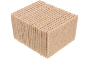 KAILIKETIY 20pcs Natural Sisal Scouring Pads Dish Washing Scrubbers Kitchen Cleaning Scrub Pads 15x10cm Light