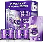 BIOHEAL BOH PROBIODERM™ 3D Lifting Cream Double Set + Cream Masks | Korean Anti-Aging Face Cream for Wrinkles & Skin Firming | Peptide Face Mask for Jawline Lift | Skincare Gift Set for Women & Men
