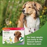 Beaphar VETOpure Flea Spot-On for Dogs over 15kg 6 Pips Pack view 6