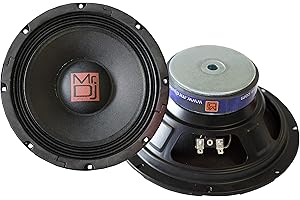 Mr. Dj USA PRODW800 8" Subwoofer Replacement Speaker 8 ohm Woofer DJ PA Home Pro Audio