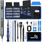 STREBITO 144-Piece Upgraded Electric Screwdriver | Max 0.7 N.m, 120 Magnetic Bits, 5-gear Torque Adjustment, Precision Screwdriver Set, Repair Tool Kit for Electronics and PC