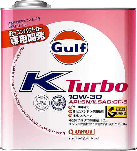 Amazon ガルフ Kターボ 10w30 Sngulf ガルフ 車用エンジンオイル 車 バイク