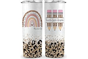 TEEBIM Teacher Gifts for Women - Teacher Appreciation Gifts, Gifts for Teachers Women - Gift for Teachers Women, Gift for Teacher - Valentine Gifts for Teachers, Teacher Birthday Gifts - 20 Oz Skinny Tumbler
