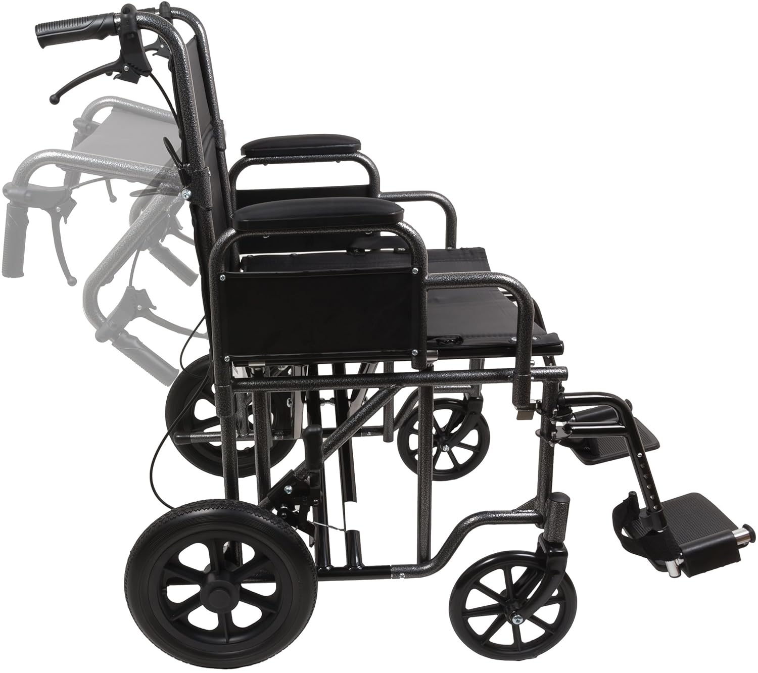 ProBasics Bariatric Transport Chair with 12-inch Rear Wheels: Industrial & Scientific