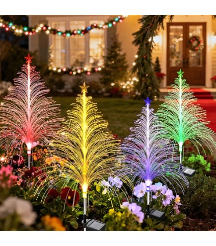 Lanternes Solaires Extérieures Métal Sculpté Cerfs Et Arbres - Décorations Halloween, éclairage LED étanche Pour Jardin, Terrasse