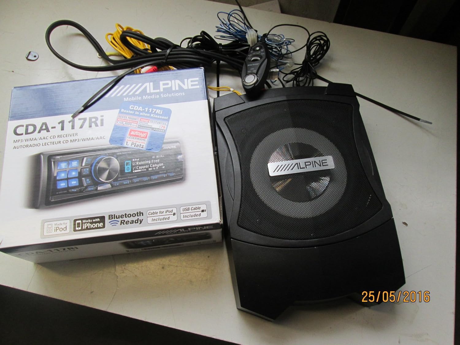 alpine underseat subwoofer