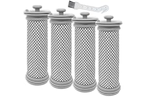 wipenow 4 Pack Replacement Filter Kit Compatible with Tineco A10 / A11 Hero Master Essential, A10-03, A11-07, PWRHERO 11 Snap, PURE ONE X / S10 / S11 / S12 / S15 Series Vacuum Cleaner, 4 Pre Filters