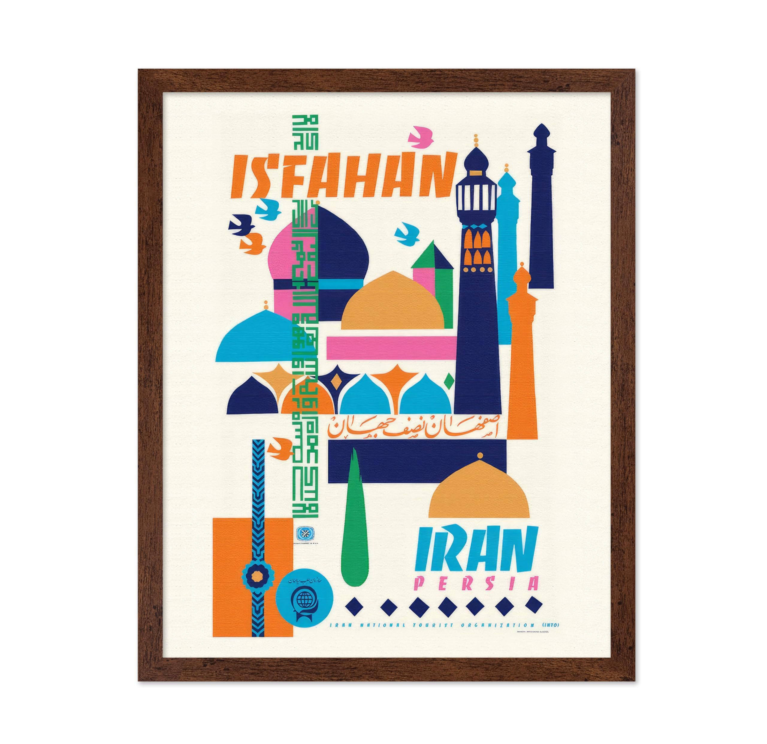 Poster Master Travel Poster - Vintage Isfahan Iran