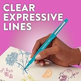 Paper Mate Flair Felt Tip Pens 0.7 mm Medium Point 12 Count Assorted Colours view 5