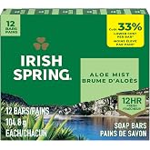 Irish Spring Bar Soap for Men, Original Scent, 104.8 g (12 Pack) | Deep Clean Body Soap Bar and Face Cleanser, Soap Bar, Deodeurant Soap, Paraben-Free, Phthalate Free, Flaxseed Oil