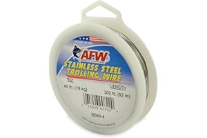 AFW American Fishing Wire Stainless Steel Trolling Wire (Single Strand)
