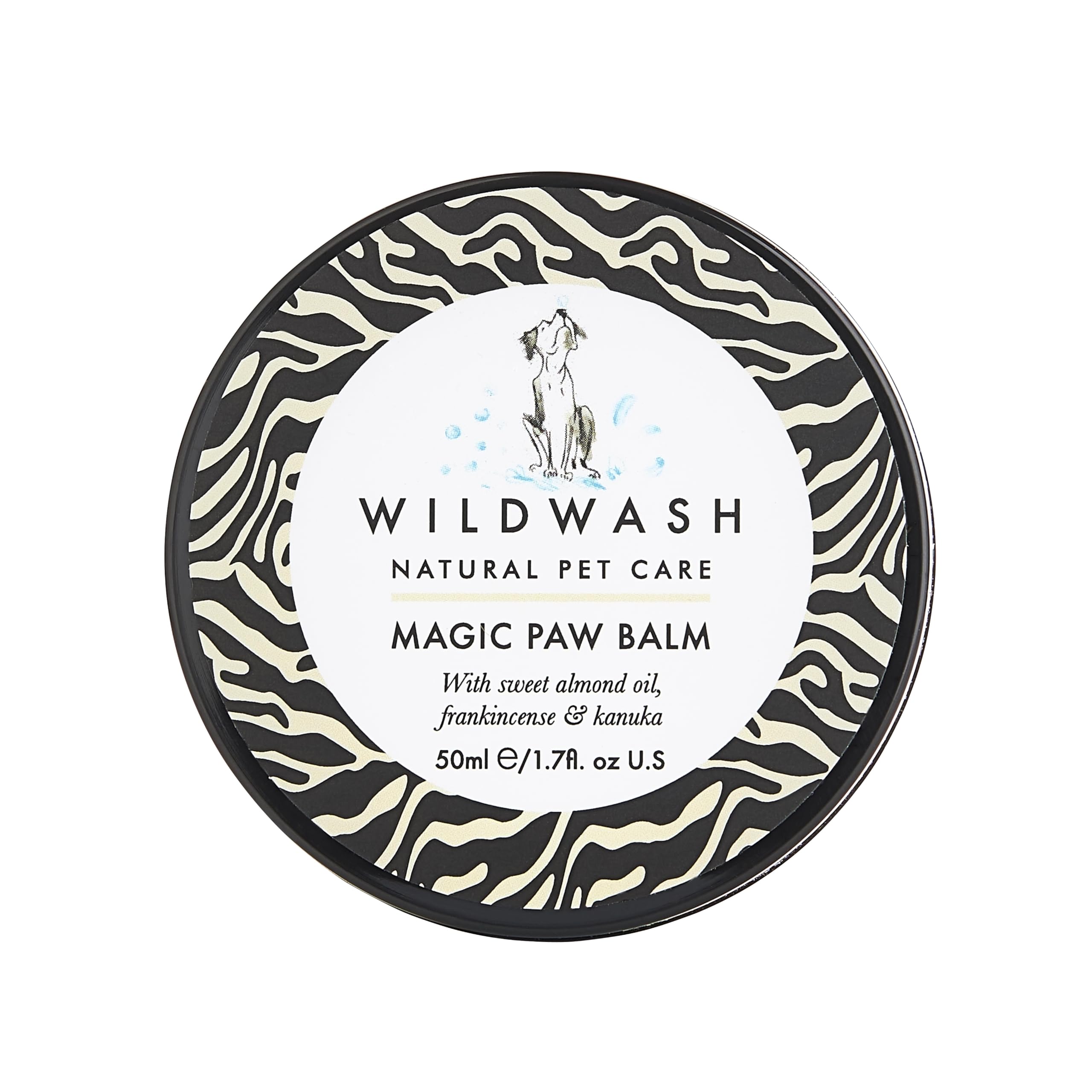 WildWash Magic Paw Balm 50ml - Super Conditioning Paw Treatment For Cracked, Dry and Rough Paws, Nails, Dry Noses, and Calloused Elbows - Natural, Sulphate and Paraben-Free for Sensitive Skin