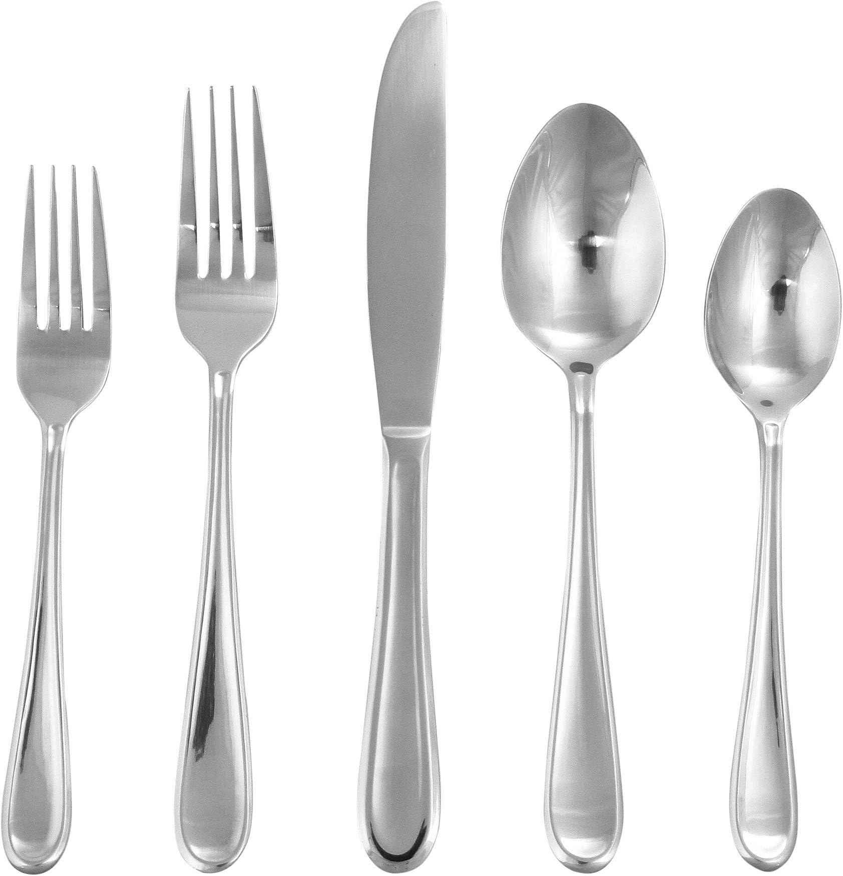 Hampton Forge Silversmiths Clark 20-Piece Flatware Set, 212Z0202NS